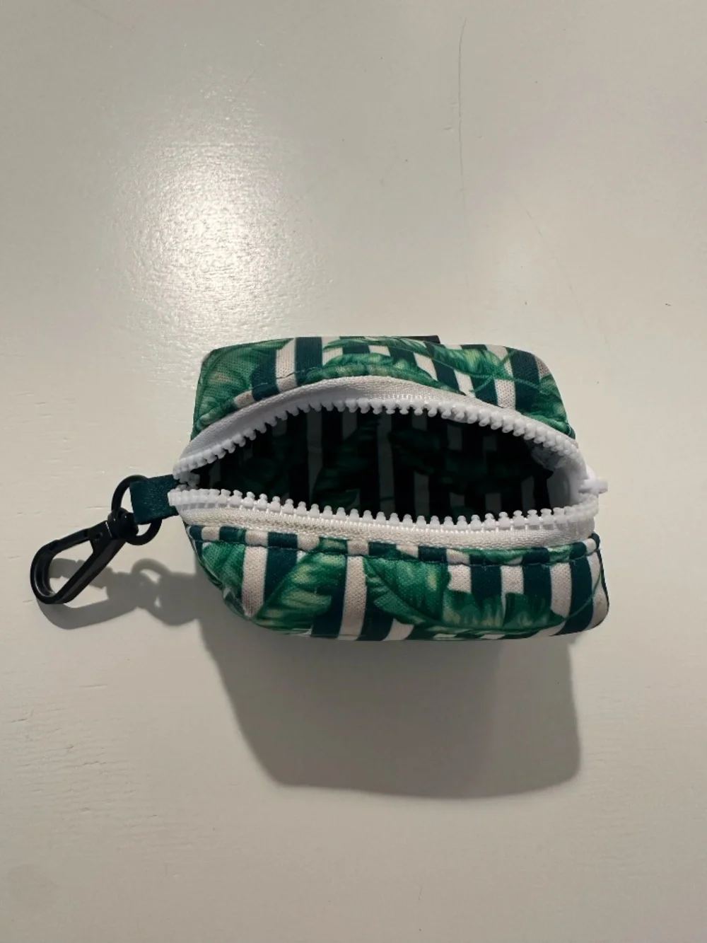 Frenchie Bulldog Poo Bag Holder - Palm Print